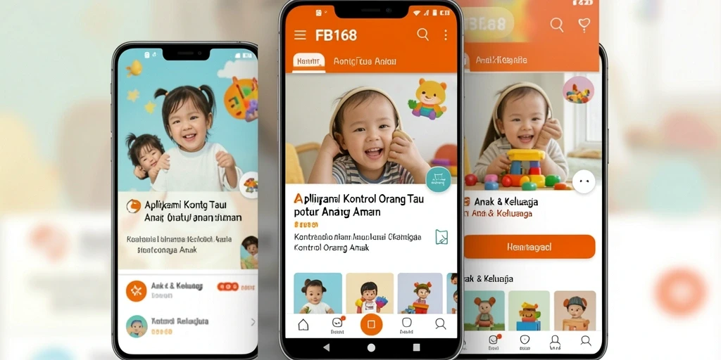 Antarmuka FB168 menampilkan fungsi kontrol orang tua yang intuitif dan mudah digunakan.