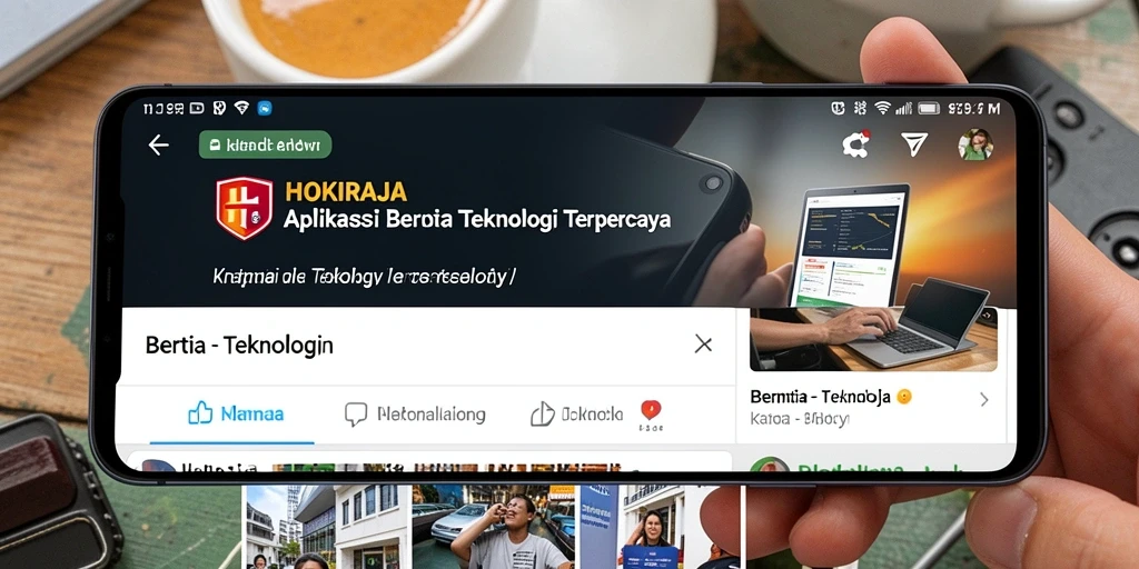 Antarmuka HOKIRAJA yang modern dan informatif.