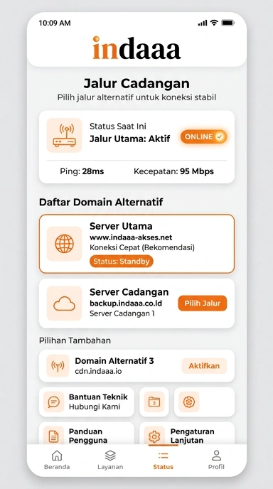 Jalur Alternatif Resmi indaaa untuk Pengguna Android